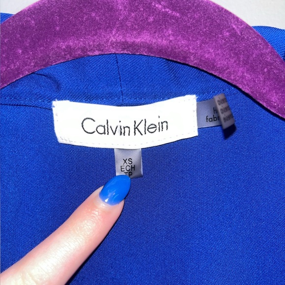 Blue Calvin Klein blouse - Picture 2 of 3